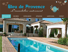 Tablet Screenshot of bleu-de-provence.com